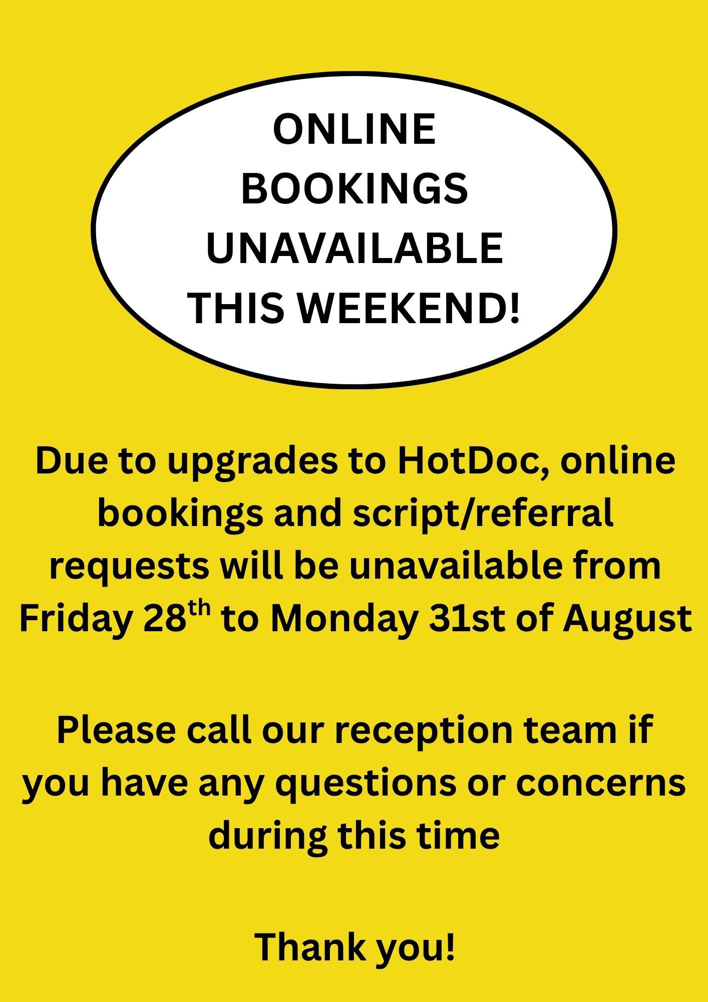 Online Bookings